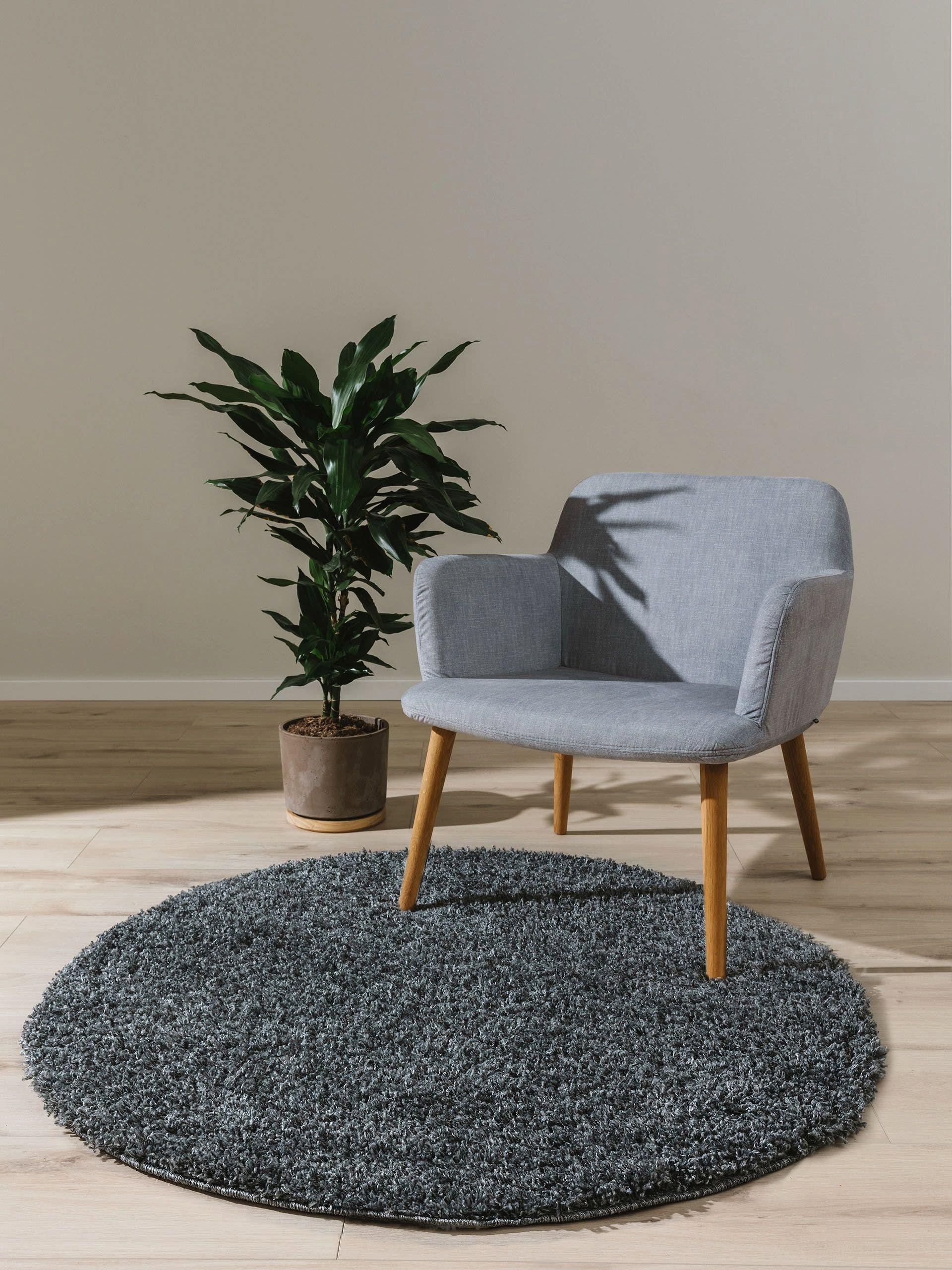 Benuta Hochflorteppich Soho Grau