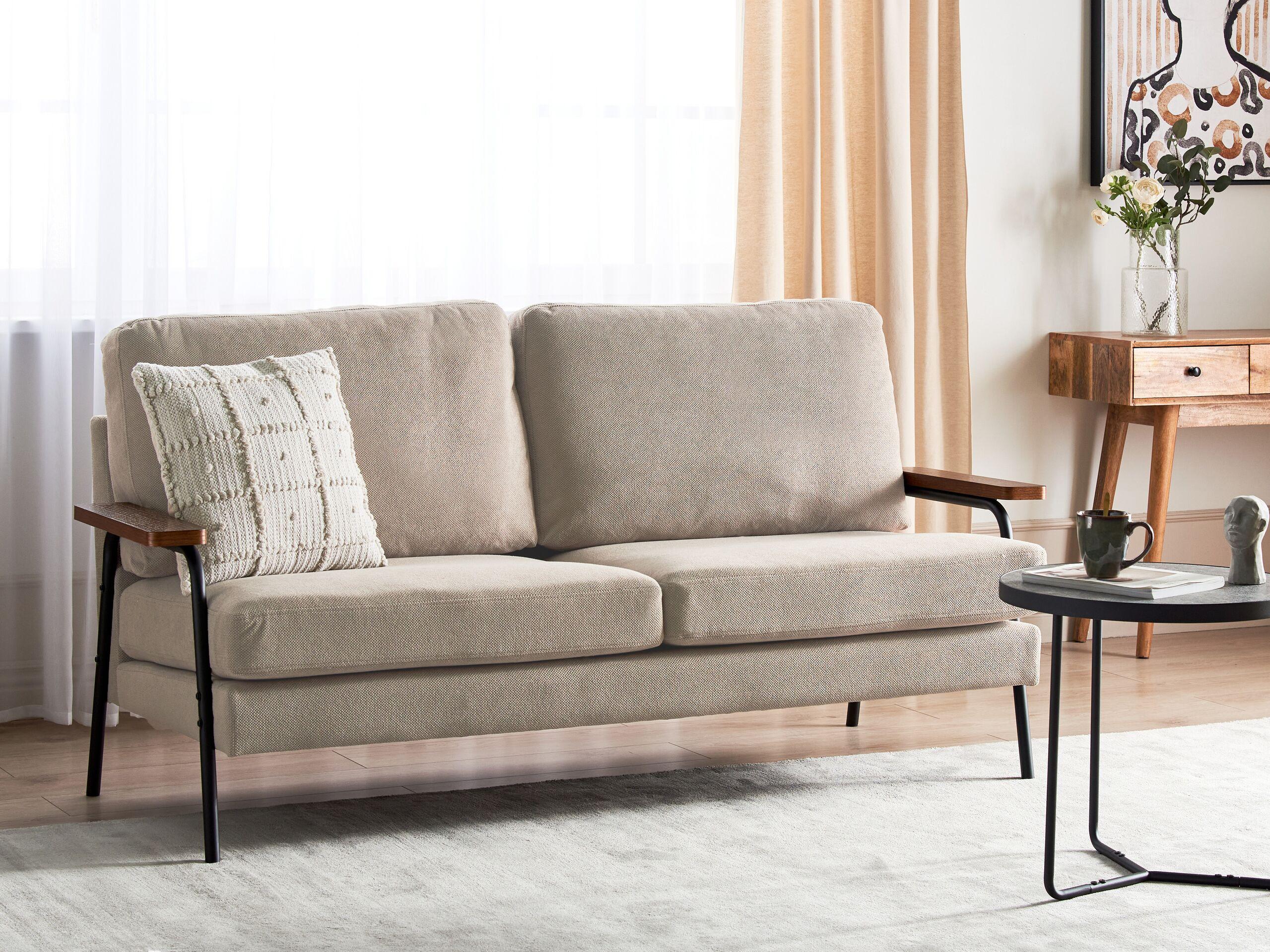 Beliani 3 Sitzer Sofa aus Polyester Klassisch AKRANES