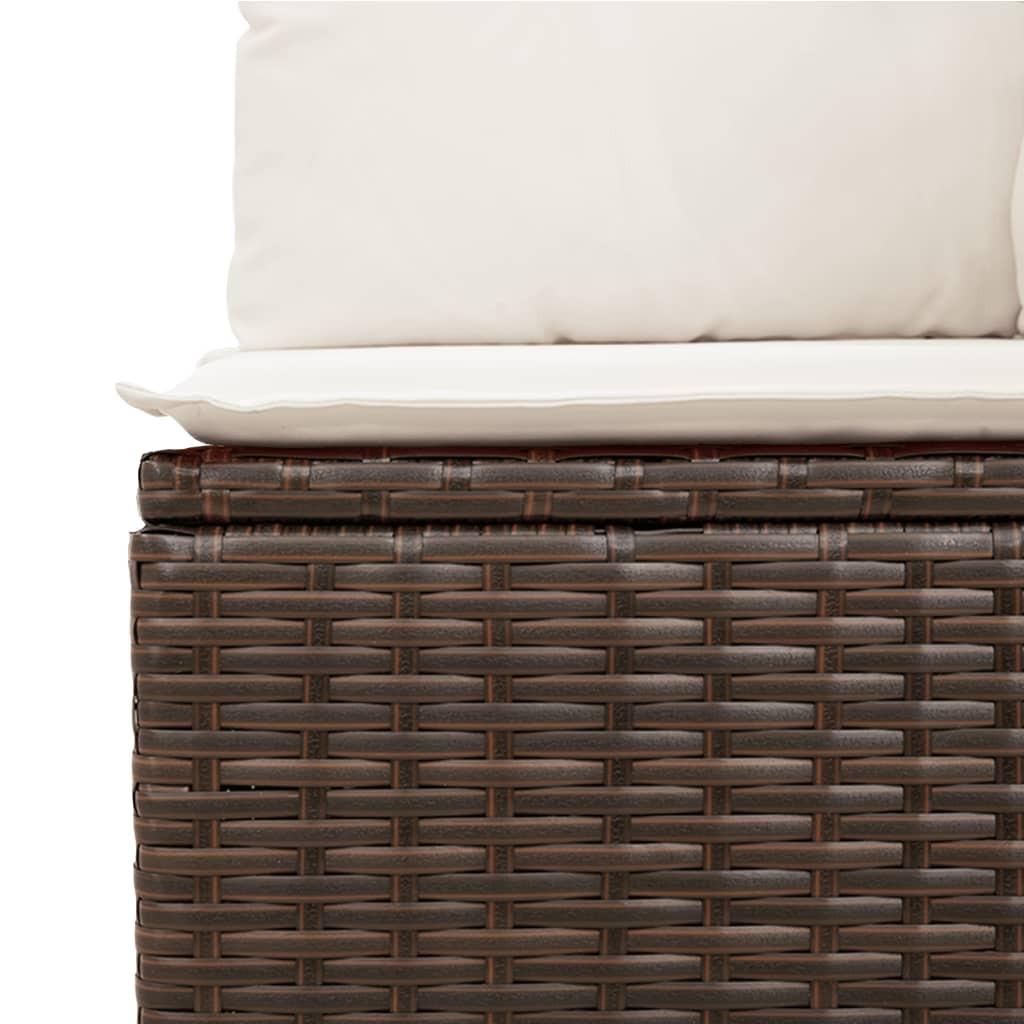 VidaXL Garten sofagarnitur poly-rattan