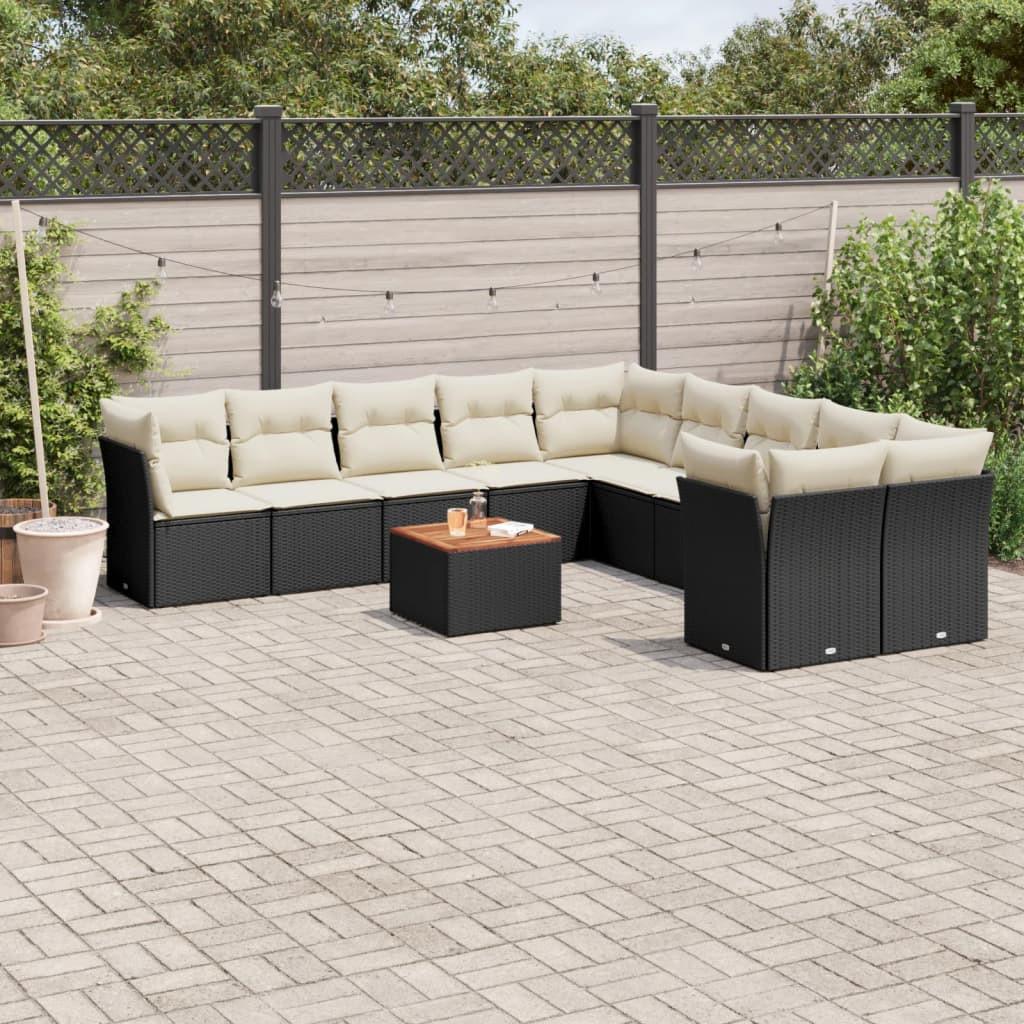 VidaXL Garten sofagarnitur poly-rattan