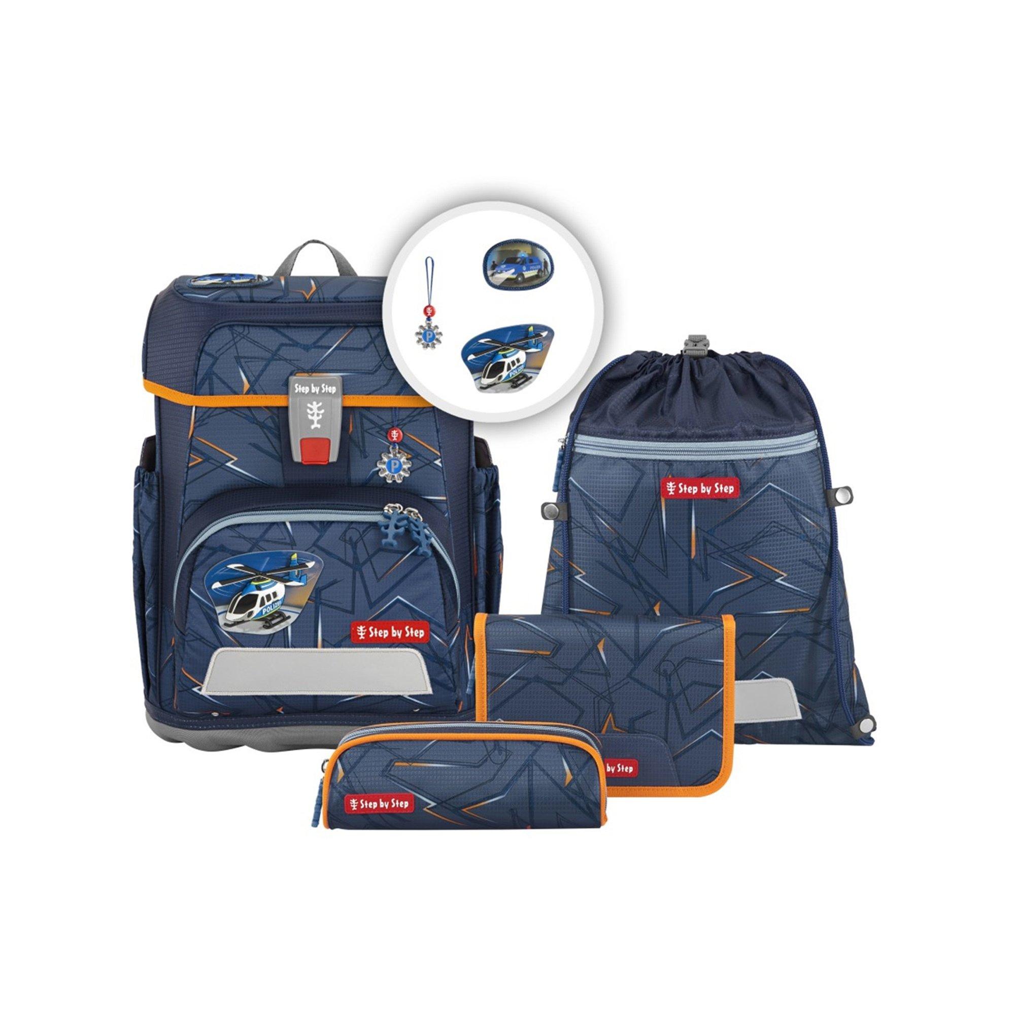 Step by Step Schulrucksack-Set, 6-teilig Helicopter Sam