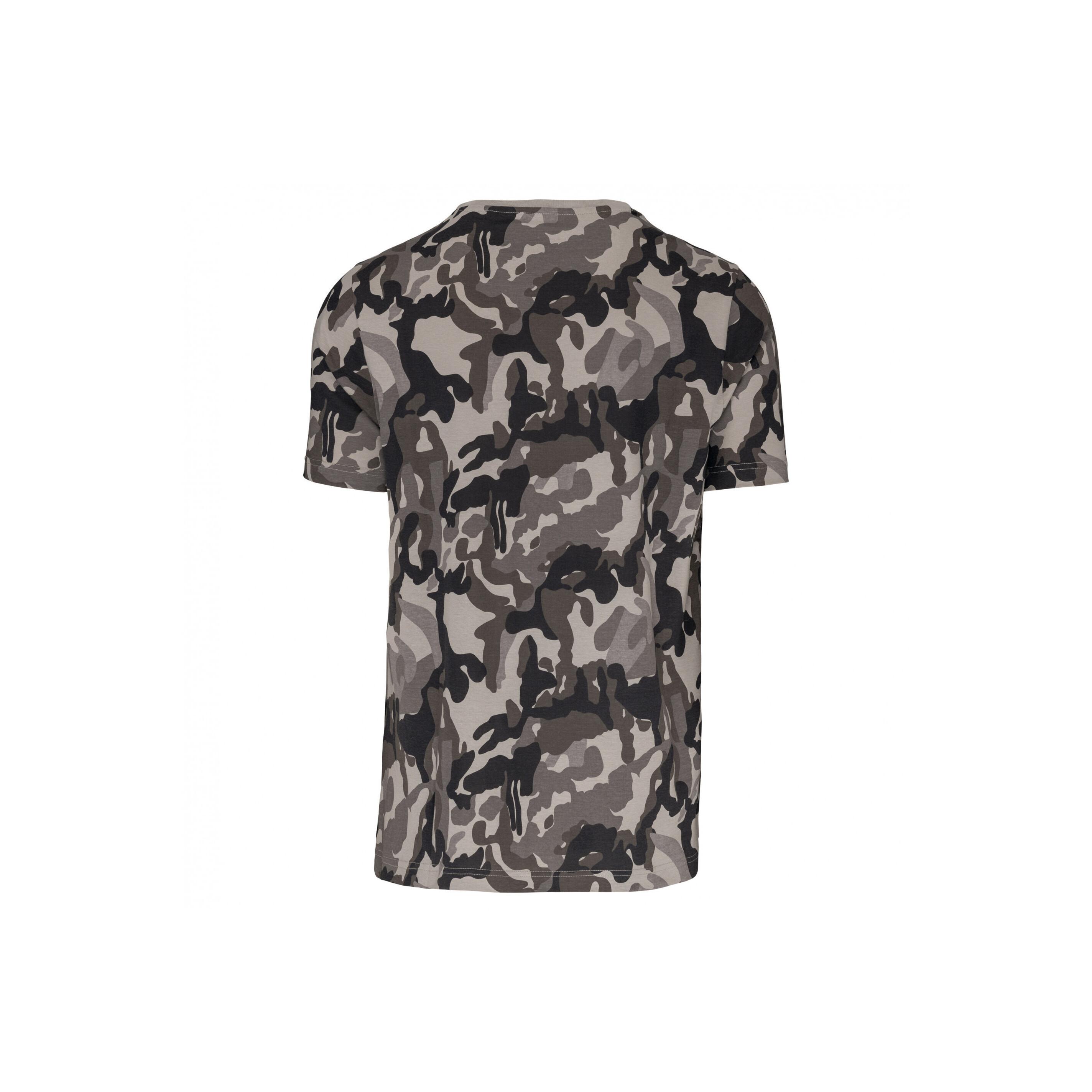 Kariban Camo Print T-Shirt