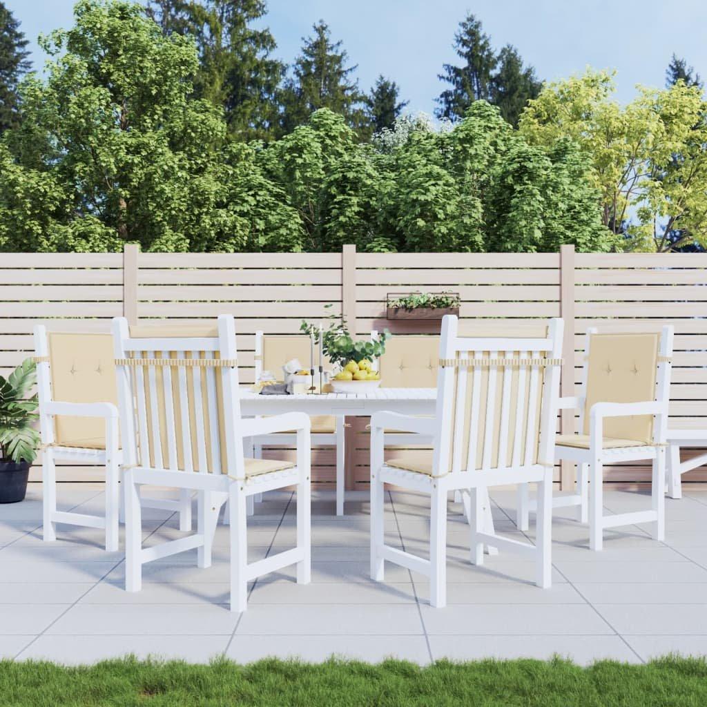 VidaXL Gartenstuhlauflagen 6 stk. gewebe