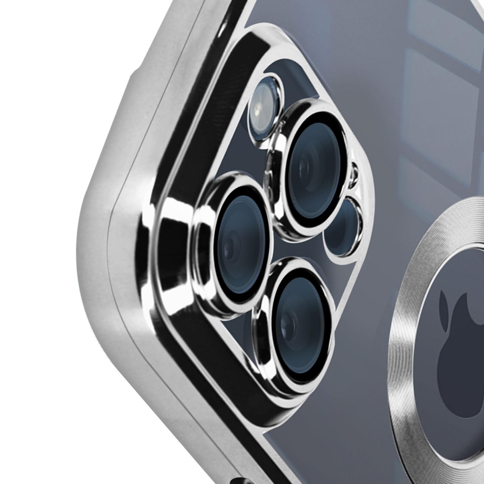 Avizar Glam Hülle iPhone 16 Pro Silber