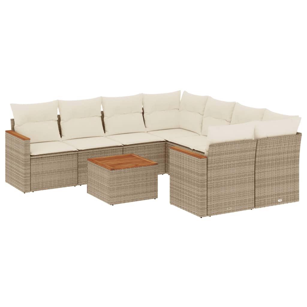 VidaXL Garten sofagarnitur poly-rattan