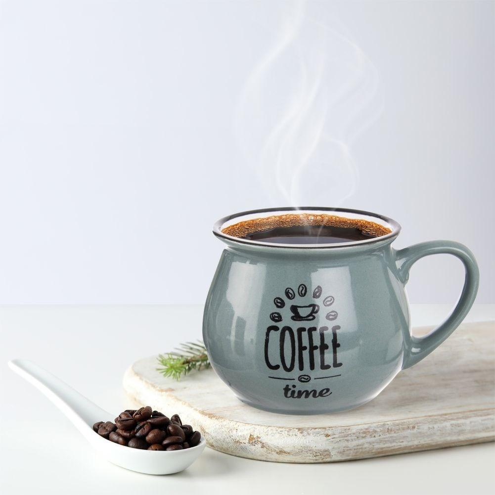 Orion Graue Keramiktasse – elegant und perfekt für Kaffee