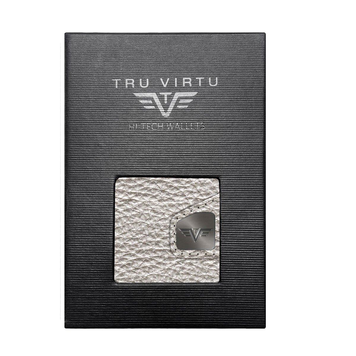 Tru Virtu Wallet Click & Slide Classic Silver Metallic/Silver