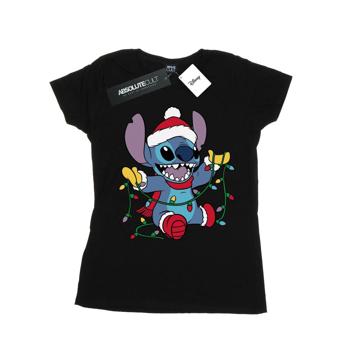 Disney Stitch Christmas Lights T-Shirt