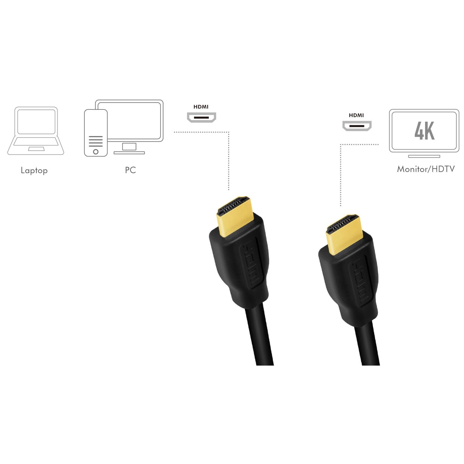 LogiLink HDMI-Kabel Premium High Speed ​​4K/60Hz 1m