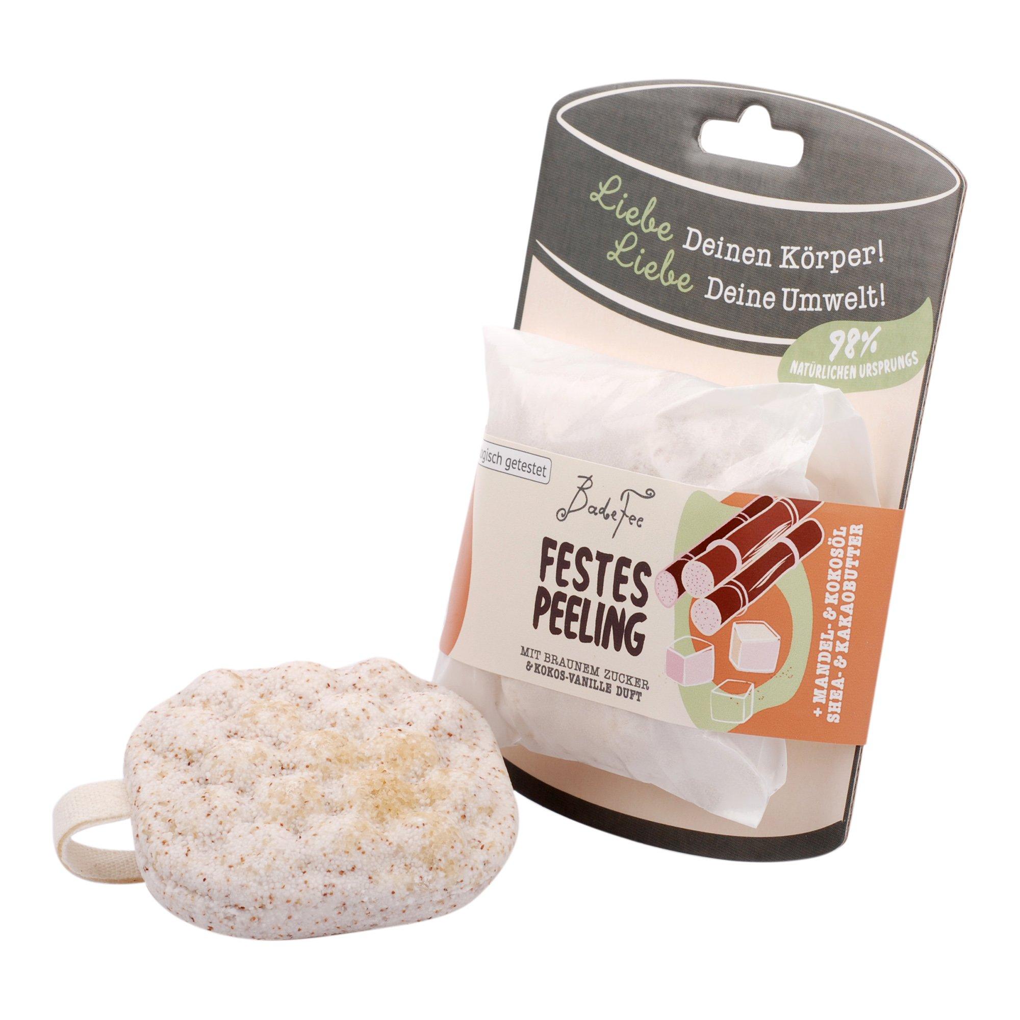 BadeFee Zauberhaftes festes Peeling mit 3in1 Effekt:natürliches Peeling, Reinigung und Zauberhaftes Festes Peeling Mit 3in -1 Effekt: Natürliches Peeling, Reinigung Und Pflege