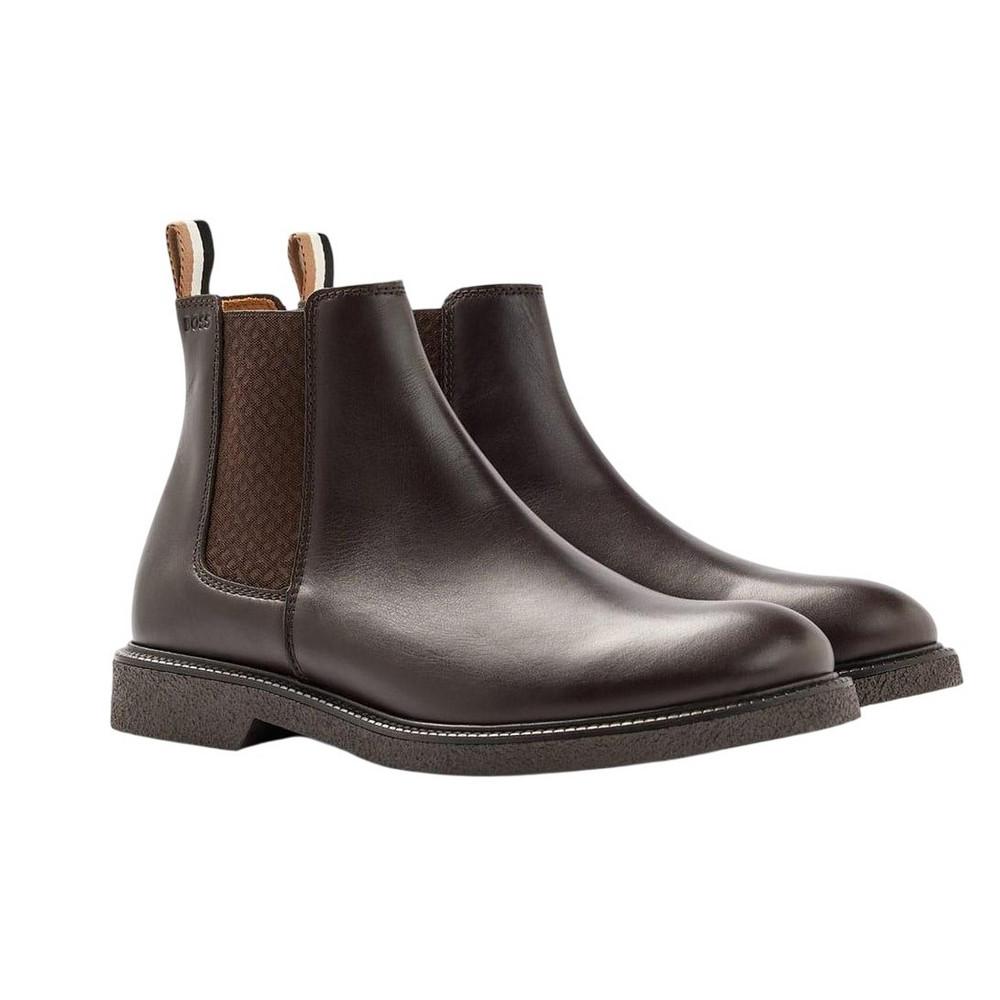 BOSS Stiefeletten Tunley, Leder