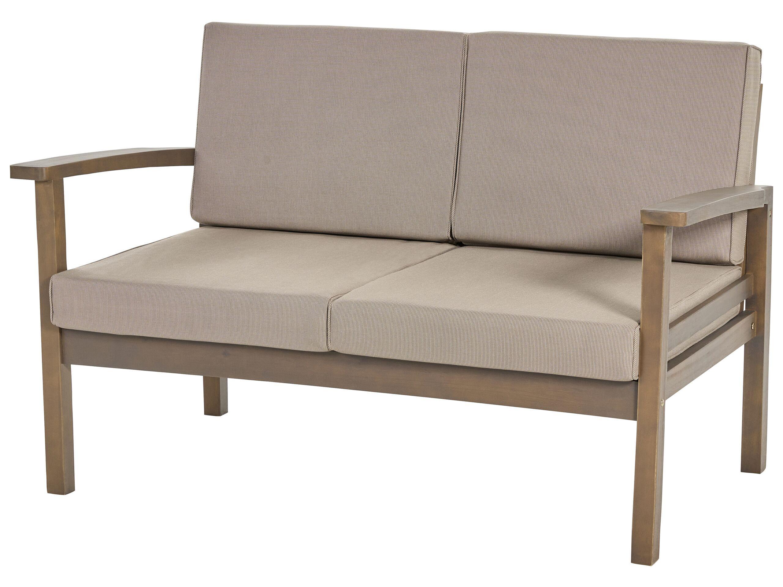 Beliani Lounge Set mit Tisch aus FSC® zertifiziertes Akazienholz Rustikal MANILA