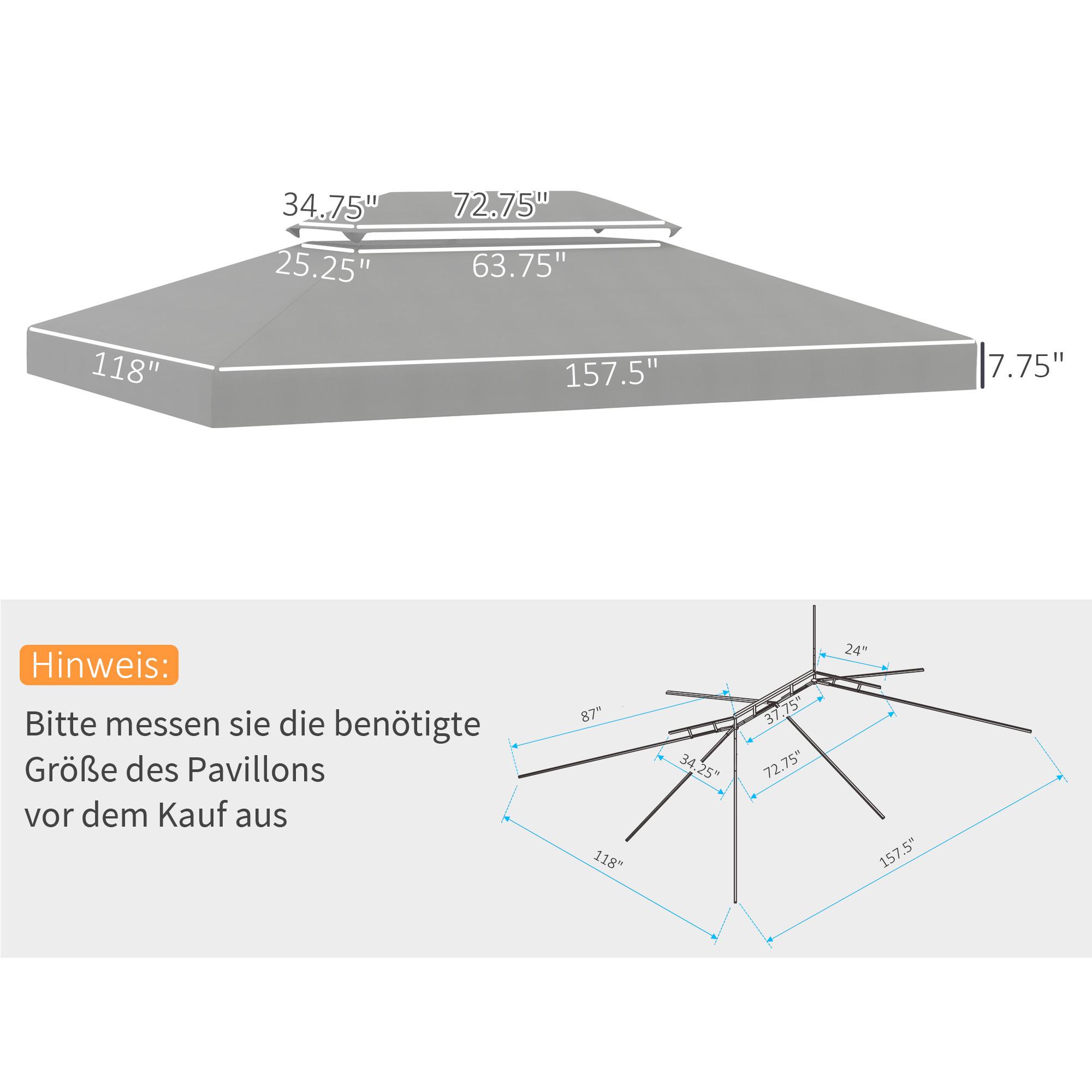 Outsunny Pavillondach