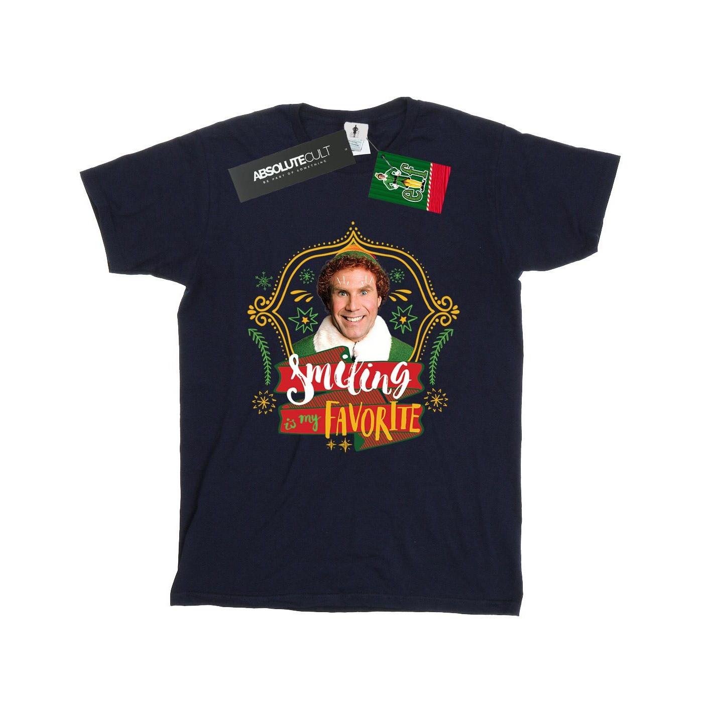 Elf Smiling Is My Favorite T-Shirt