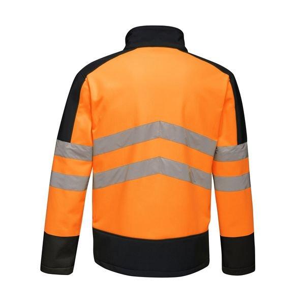 Regatta Hi Vis Pro SoftshellArbeitsjacke, reflektierende Details