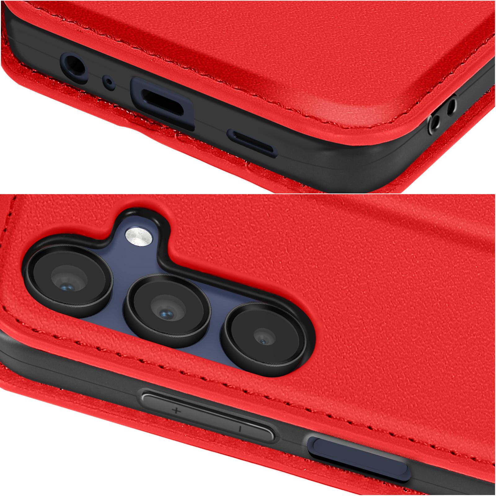 Avizar Classic Cover Samsung Galaxy A15 Rot