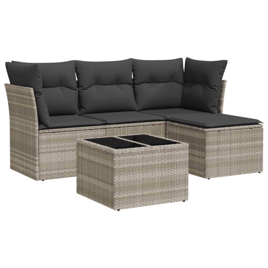 VidaXL Garten sofagarnitur poly-rattan