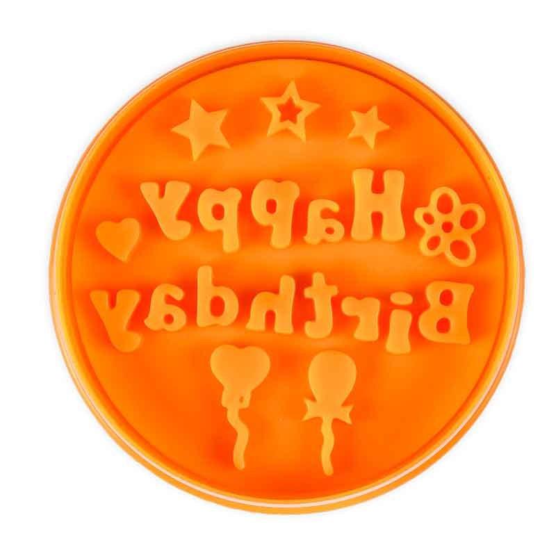 Städter Ausstecher mit Auswerfer Happy Birthday