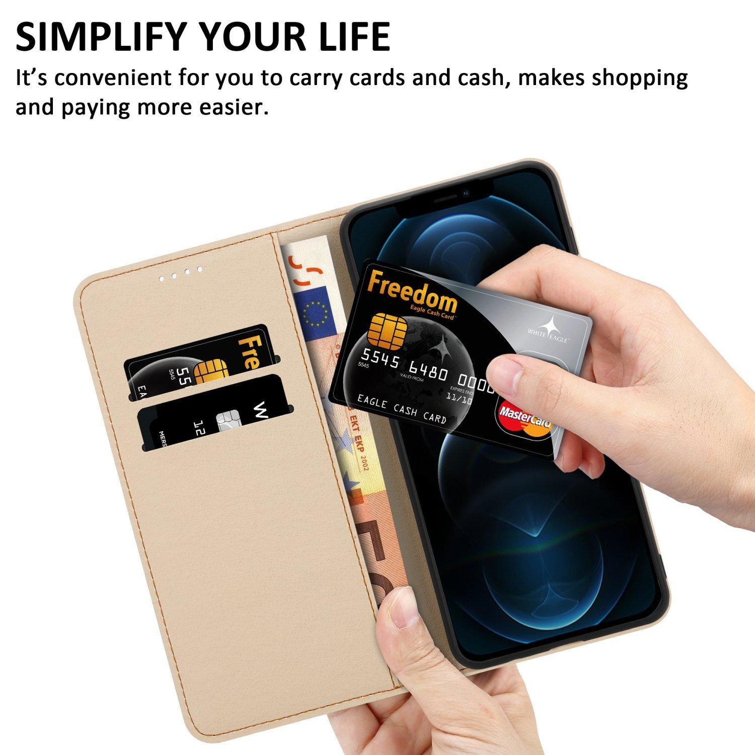 Cadorabo Hülle für Apple iPhone 13 PRO Kartenfach