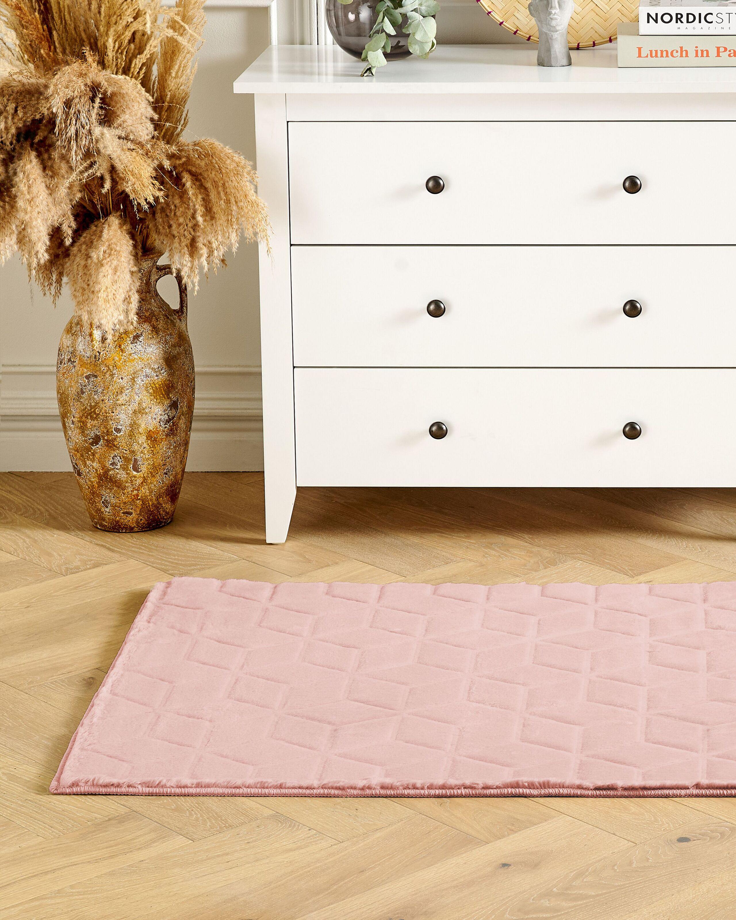 Beliani Kunstfellteppich aus Polyester Modern THATTA