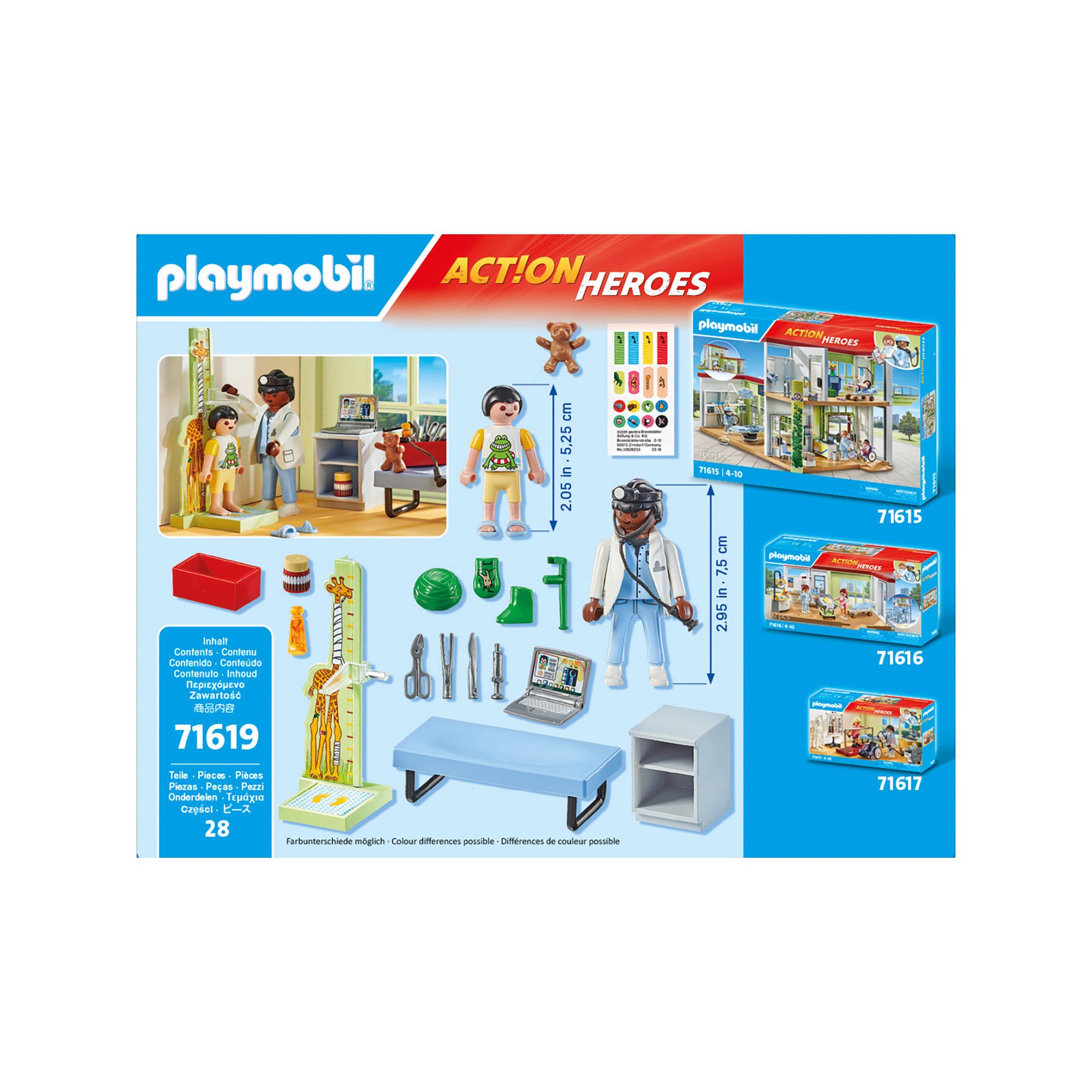 Playmobil 71619 Kinderarzt mit Teddybär