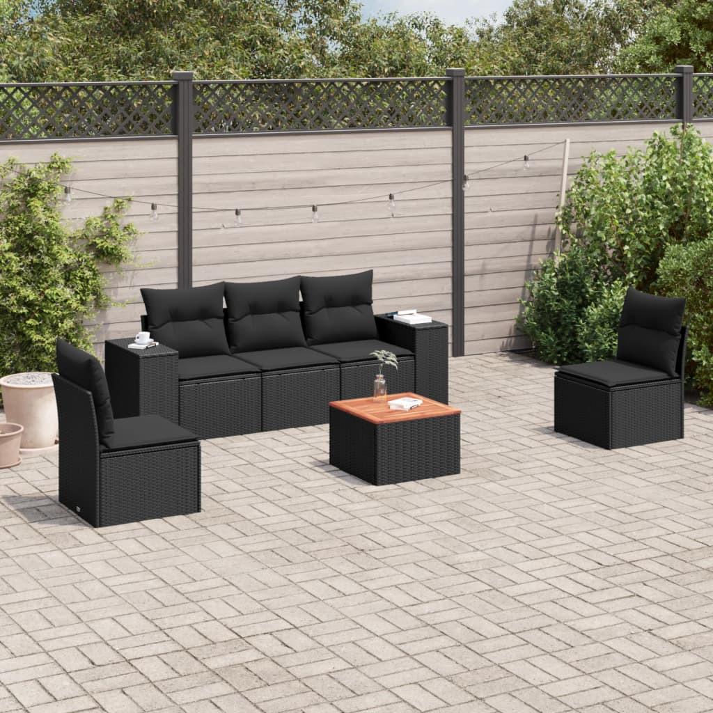 VidaXL Garten sofagarnitur poly-rattan