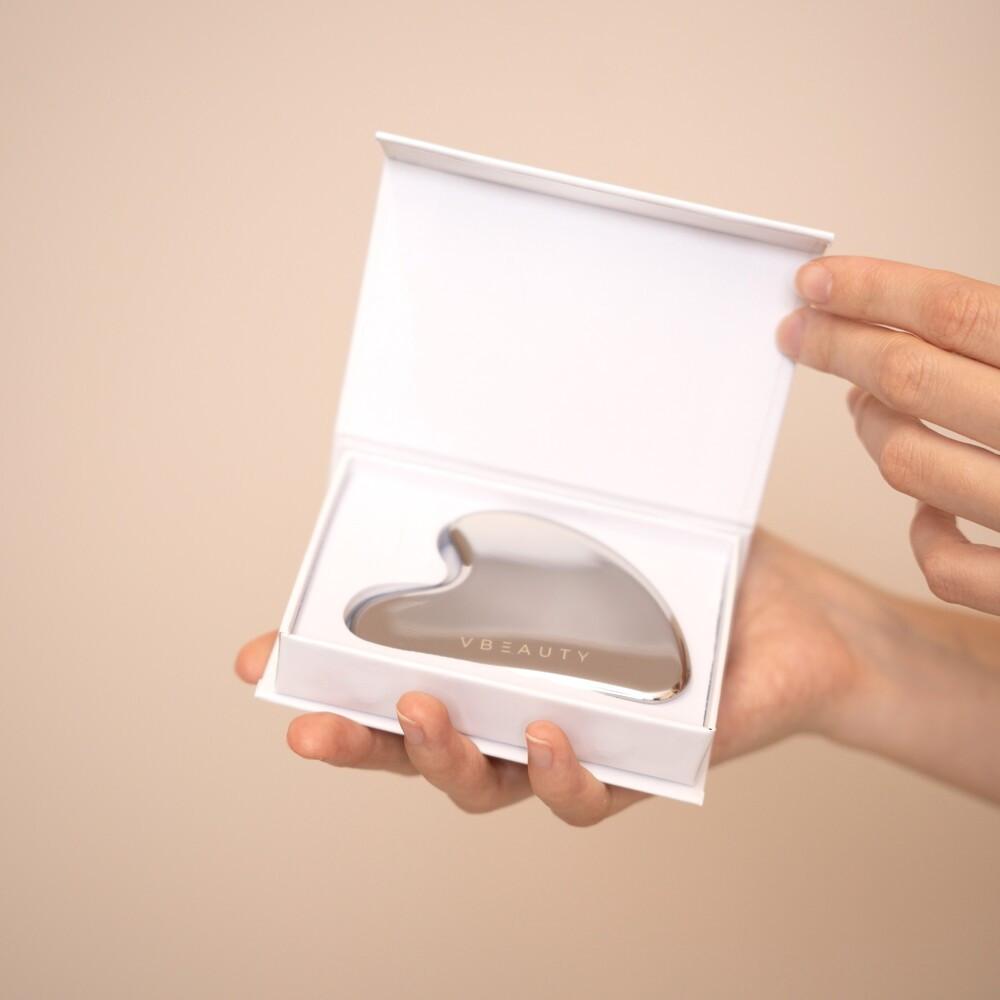 VBEAUTY Gua Sha aus Edelstahl