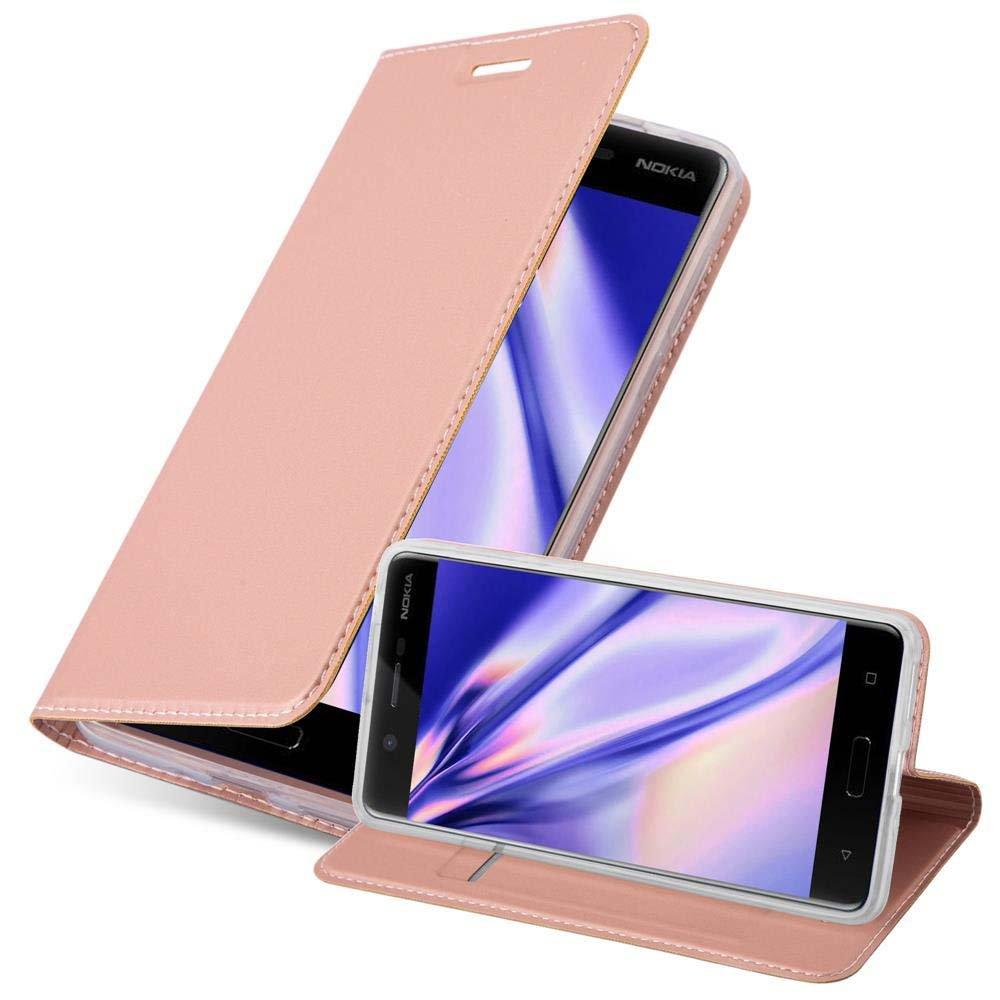 Cadorabo Hülle für Nokia 5 2017 Magnetverschluss, Kartenfach