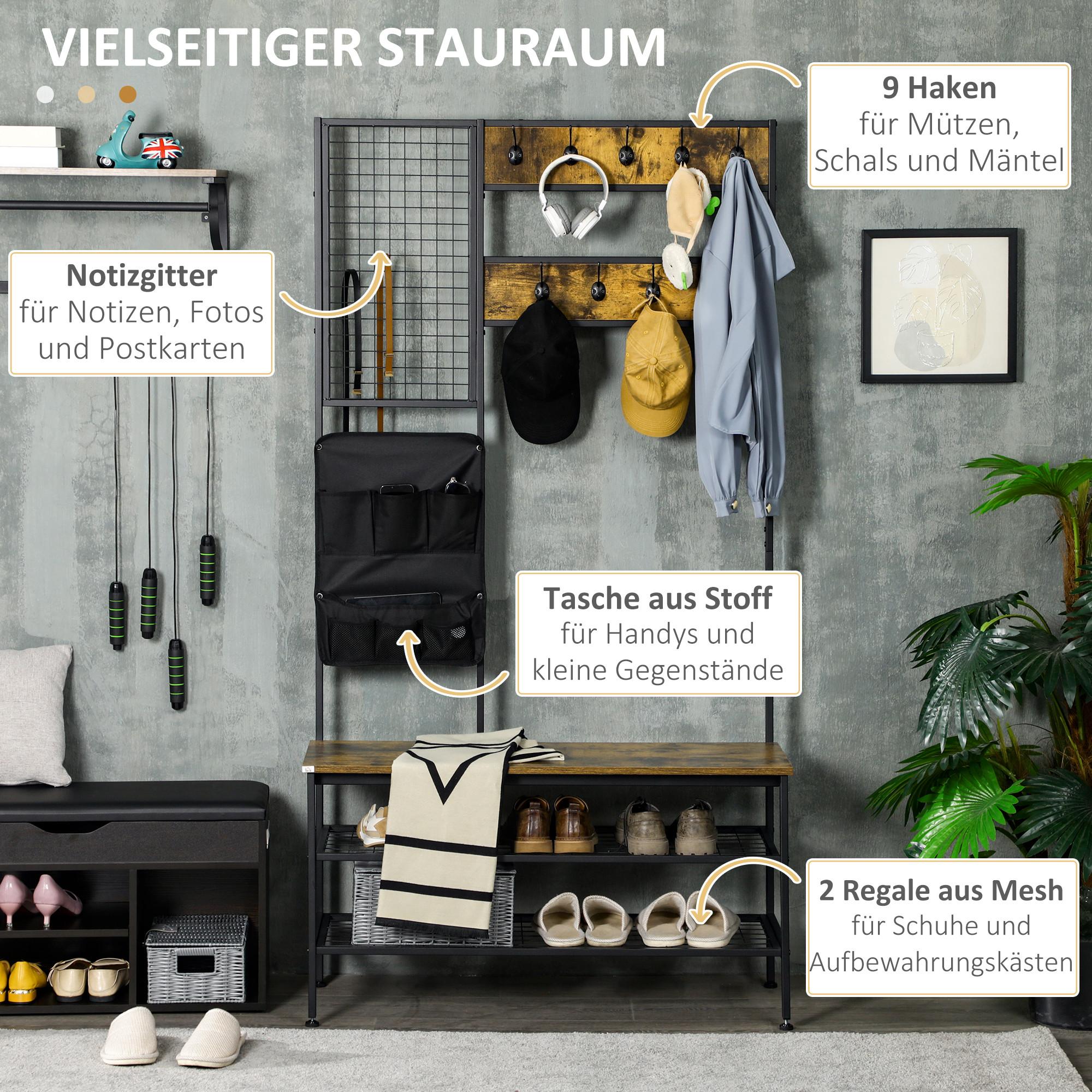 HOMCOM Garderobenständer