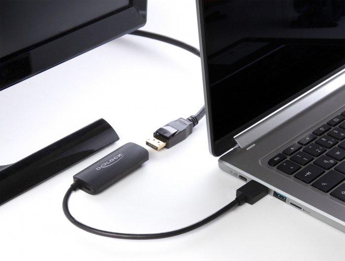 DeLock DeLOCK Adapter HDMI-A Stecker zu DisplayPort Buchse 8K