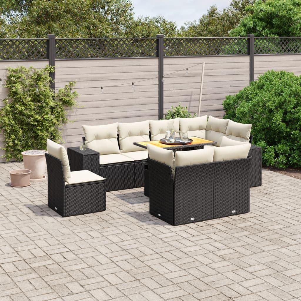 VidaXL Garten sofagarnitur poly-rattan
