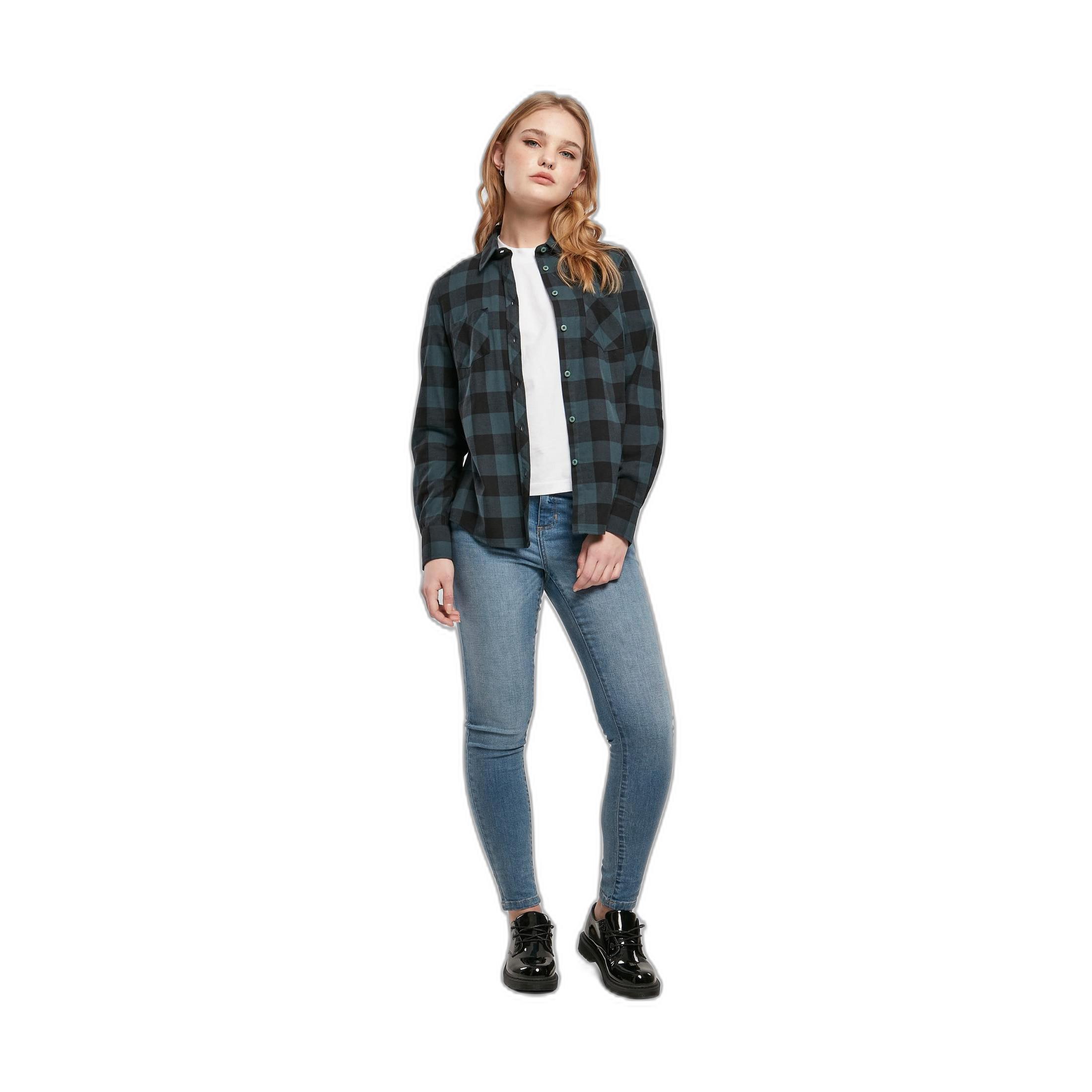 URBAN CLASSICS flanellhemd, kariert, damen urban claic