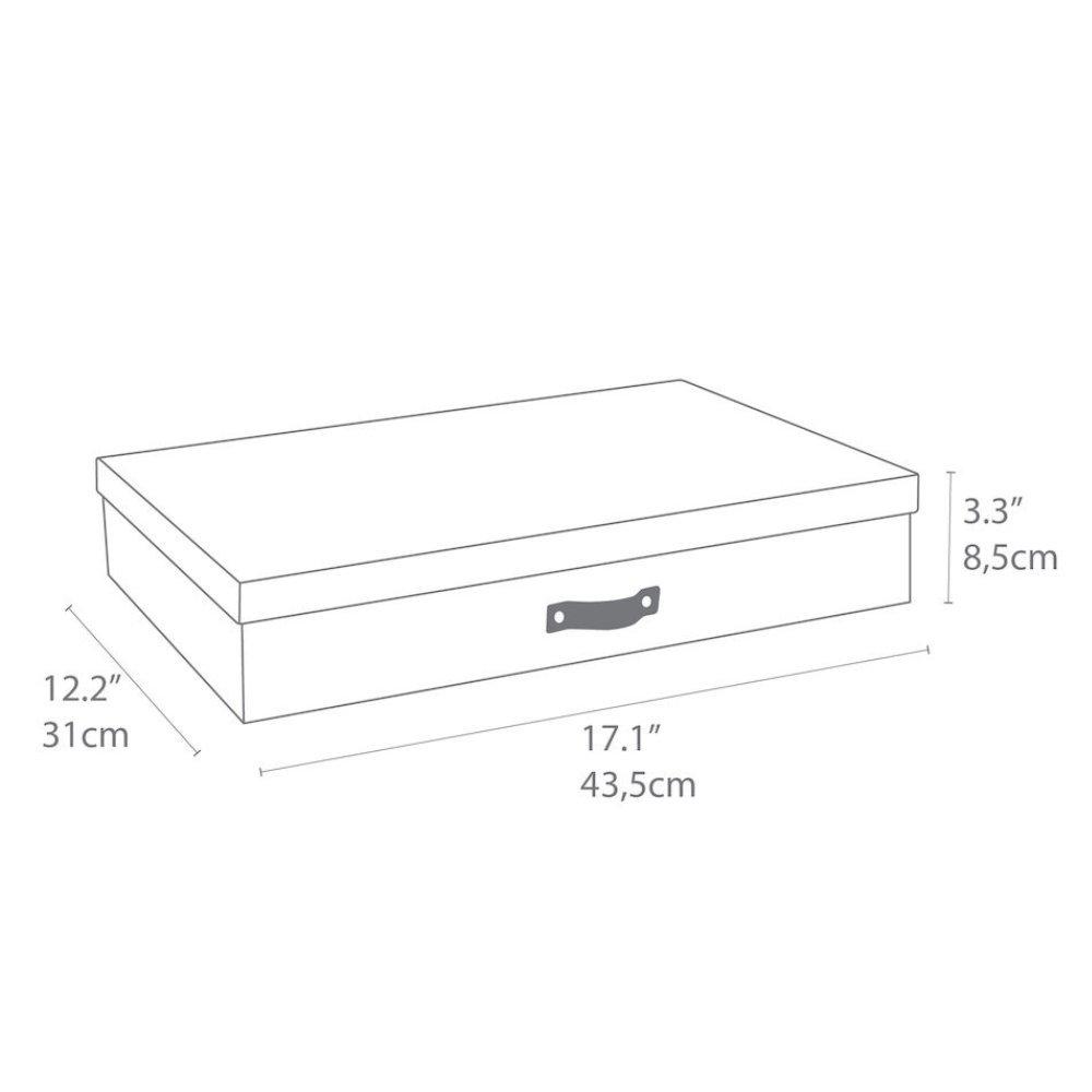 Bigso Box of Sweden SVERKER Aufbewahrungsbox A3 Linnen Canvas