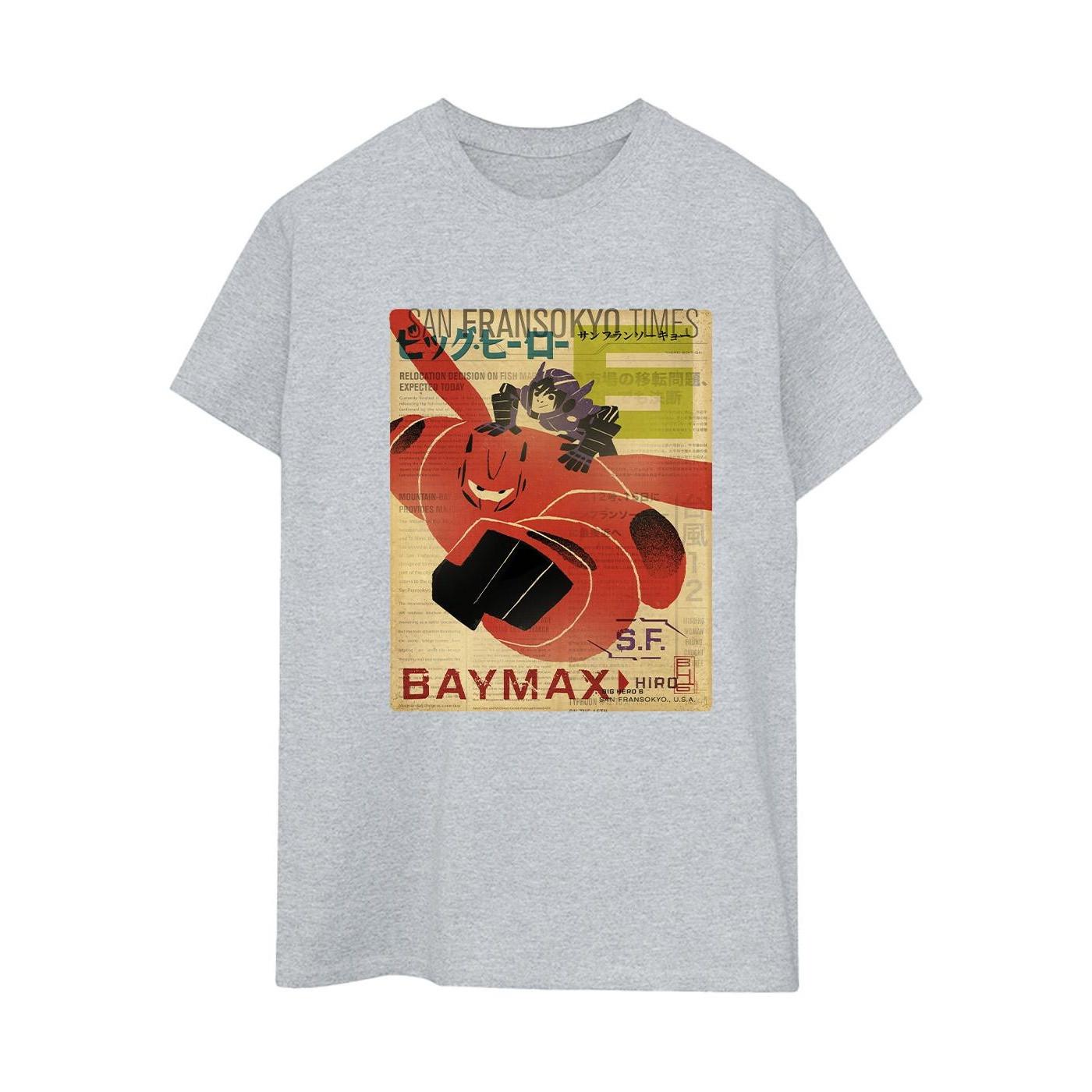 Disney Big Hero 6 Baymax San Fransokyo Times T-Shirt