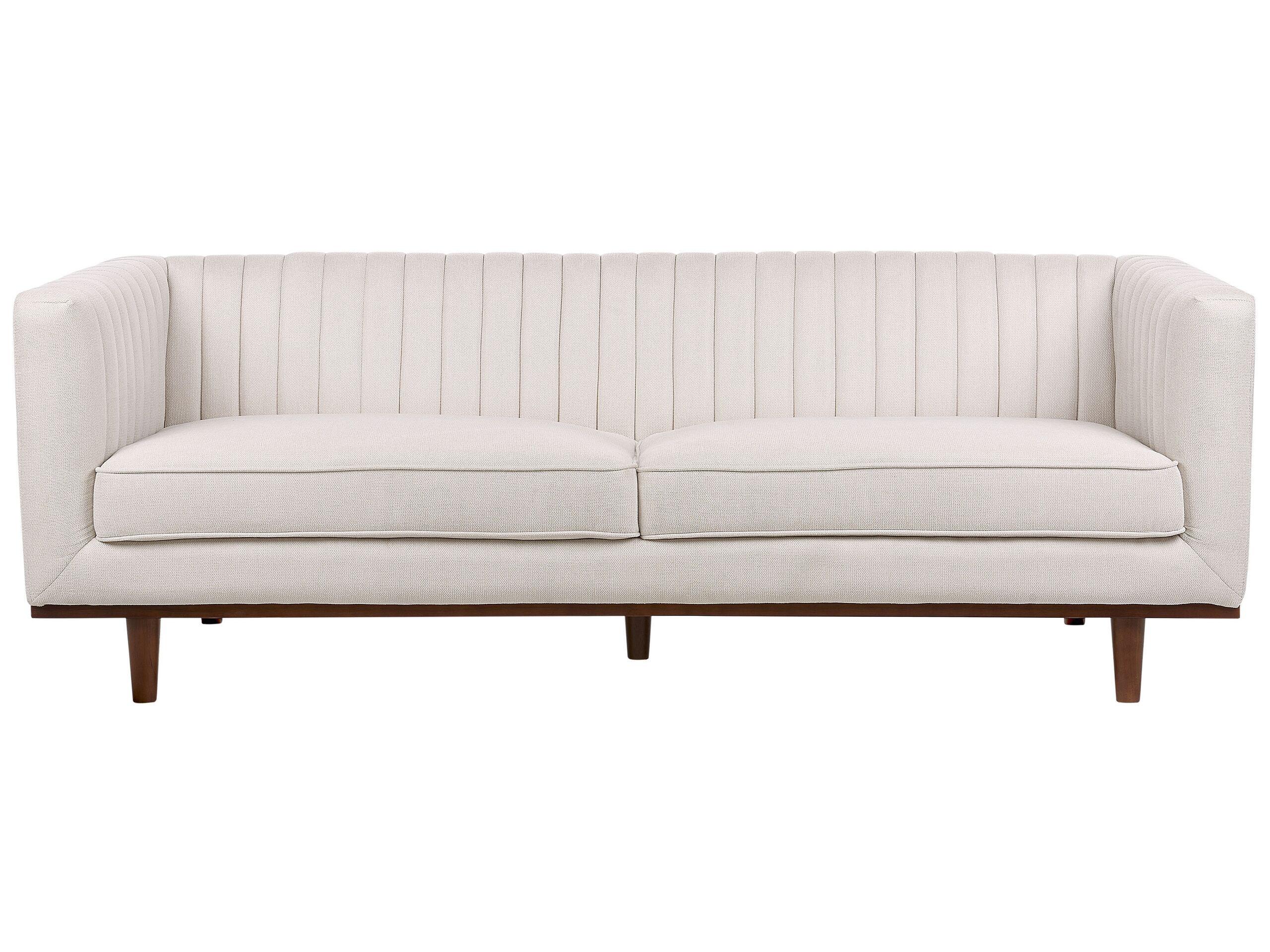 Beliani 3 Sitzer Sofa aus Polyester Modern SKAULE