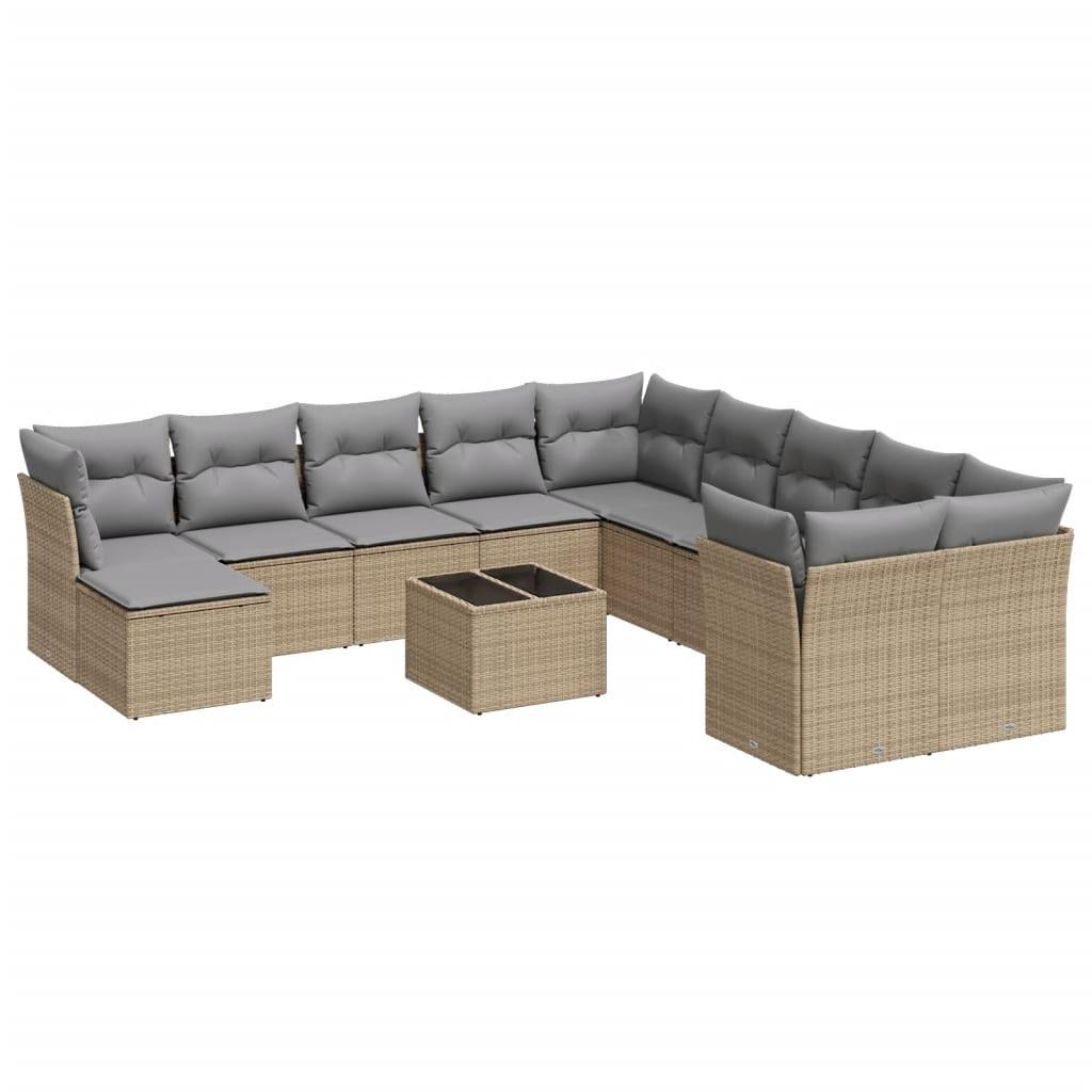 VidaXL Garten sofagarnitur poly-rattan