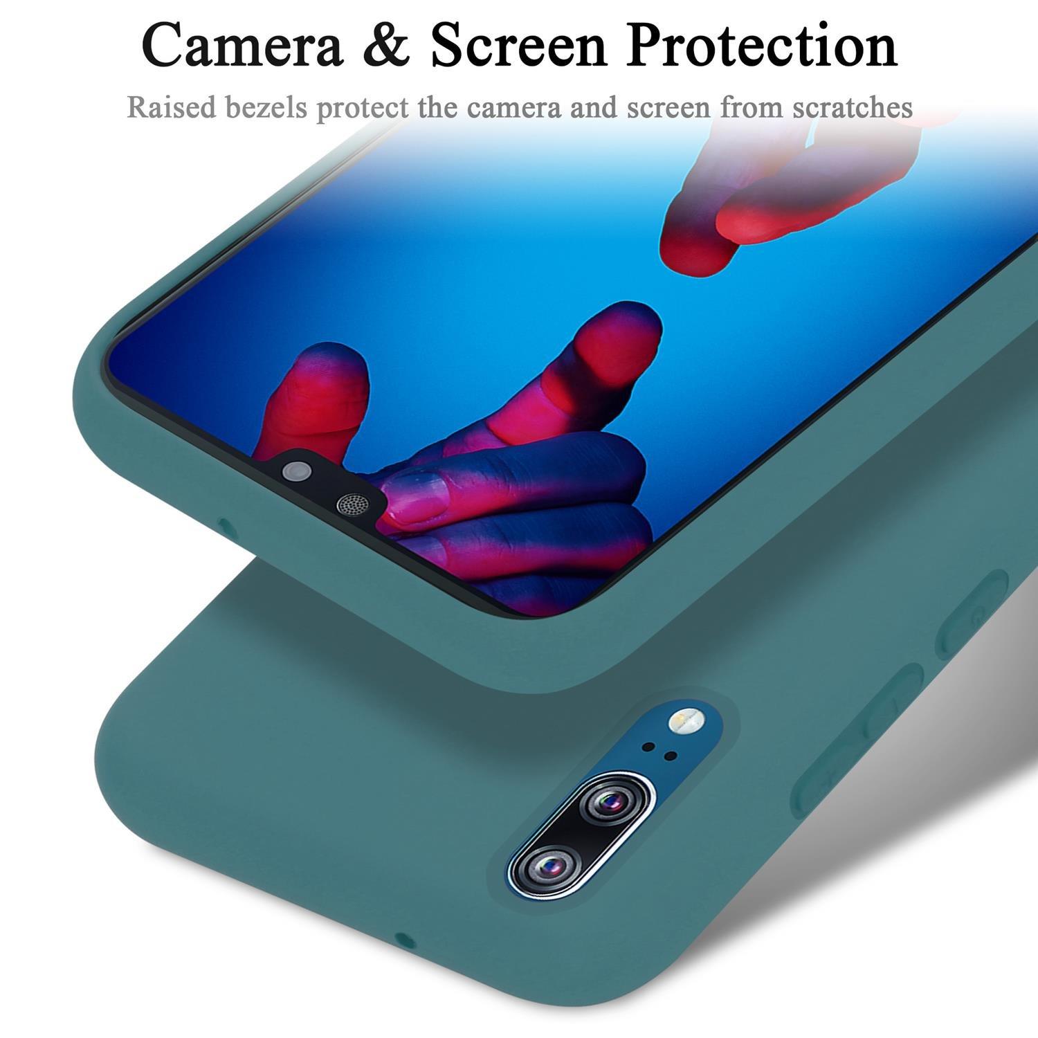 Cadorabo Hülle für Huawei P20 TPU Silikon Liquid
