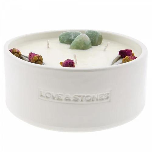 Love&Stones Duftkerze L Aventurine Wish