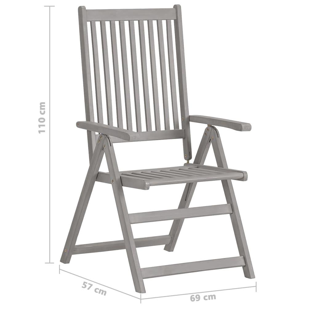 VidaXL Gartenstuhl akazienholz
