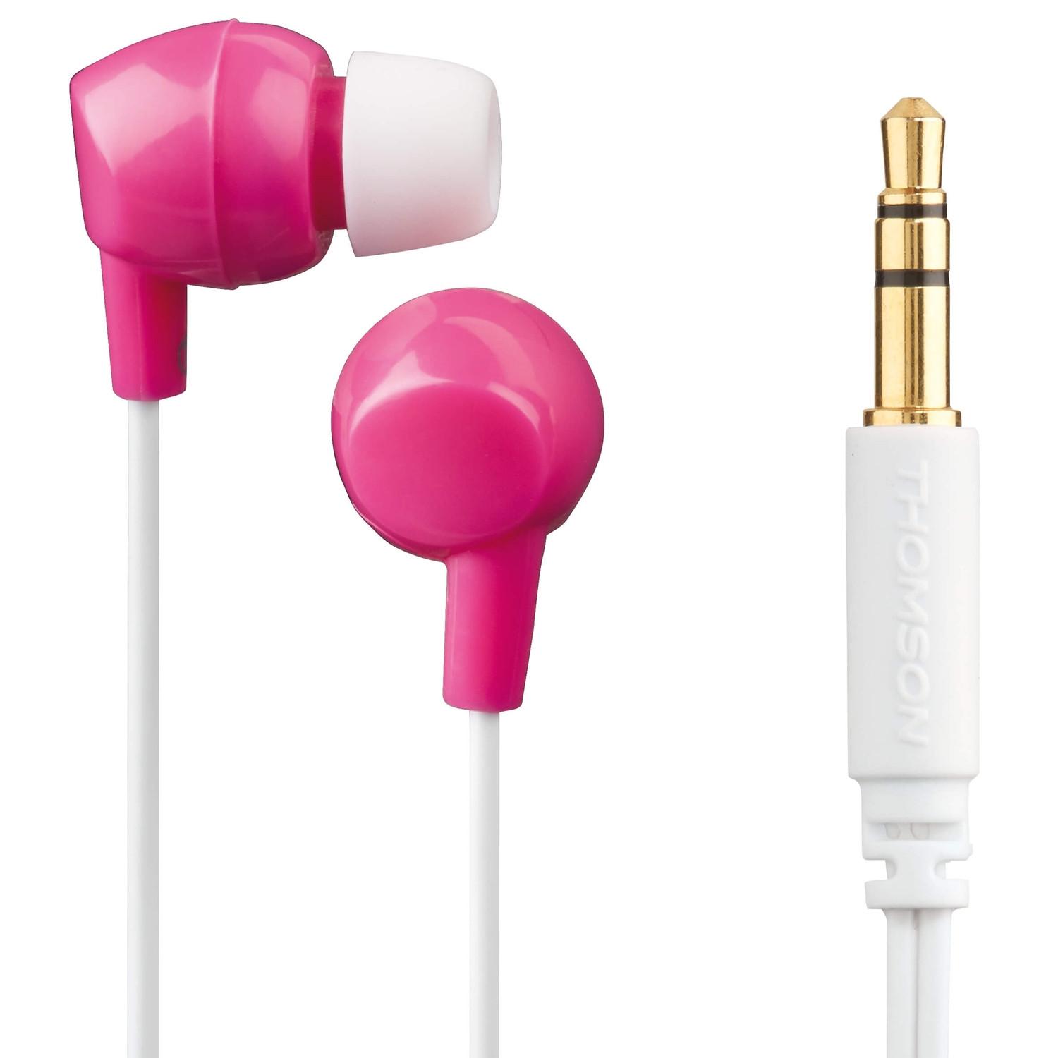 Thomson THOMSON Kopfhörer In-Ear Kinder Max 85dB Rosa