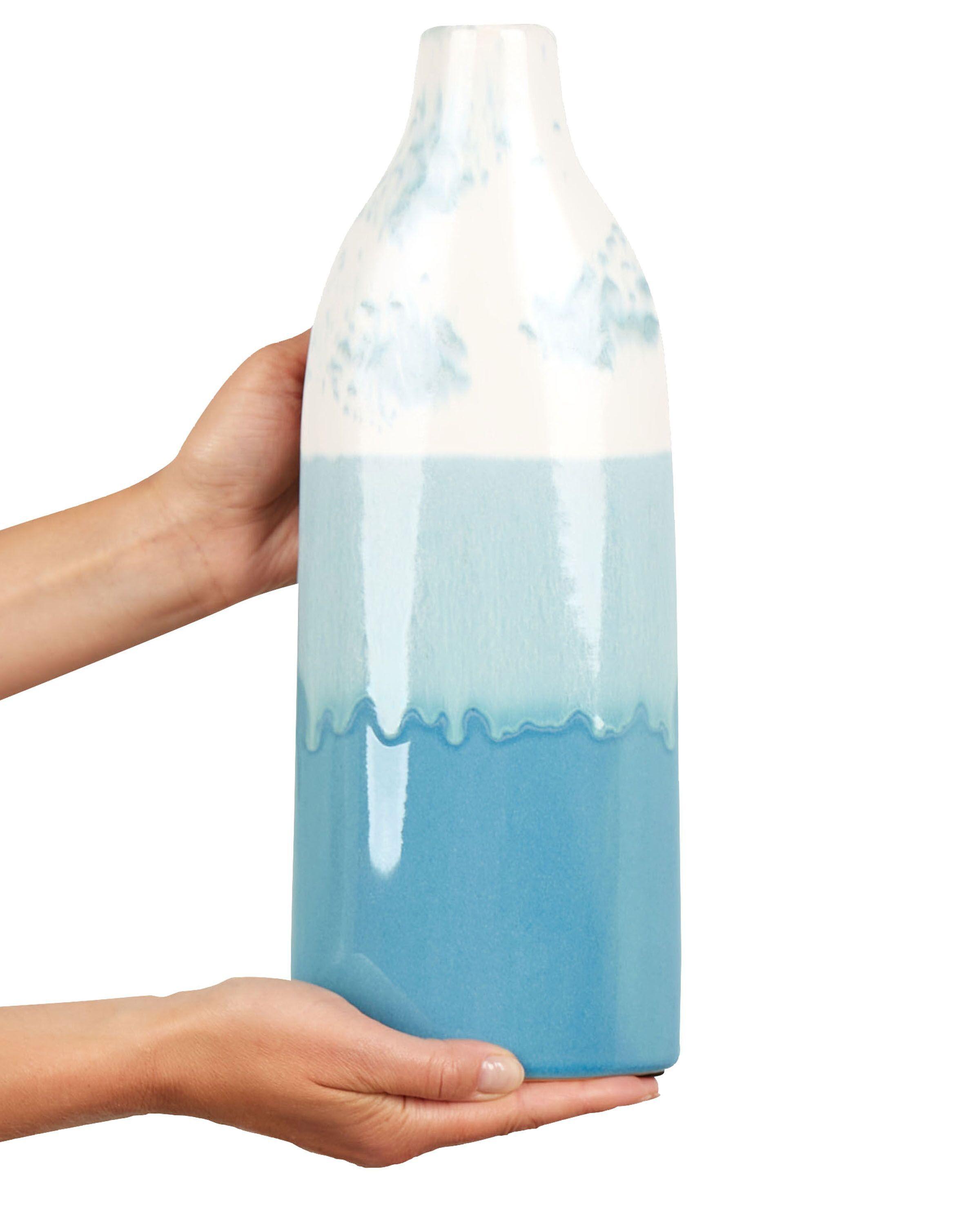Beliani Blumenvase aus Steinzeug Skandinavisch CALLIPOLIS