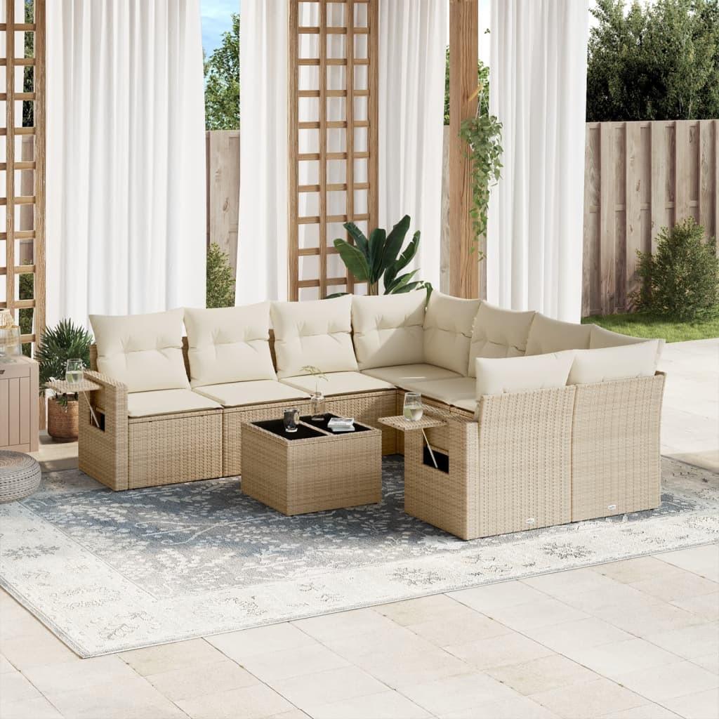 VidaXL Garten sofagarnitur poly-rattan