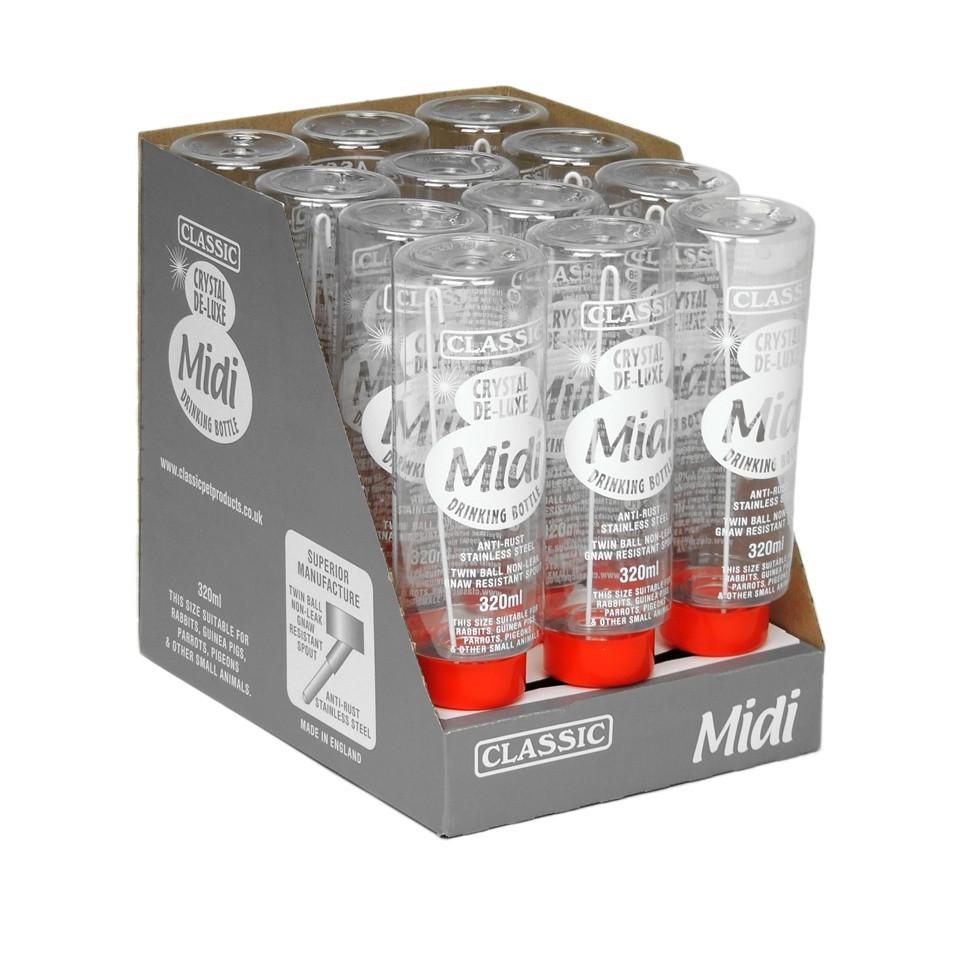 CLASSIC Trinkflasche Crystal Deluxe Midi 320 ml
