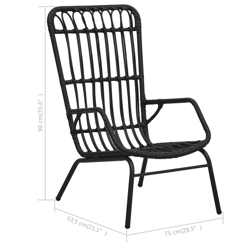 VidaXL Gartenstuhl poly-rattan