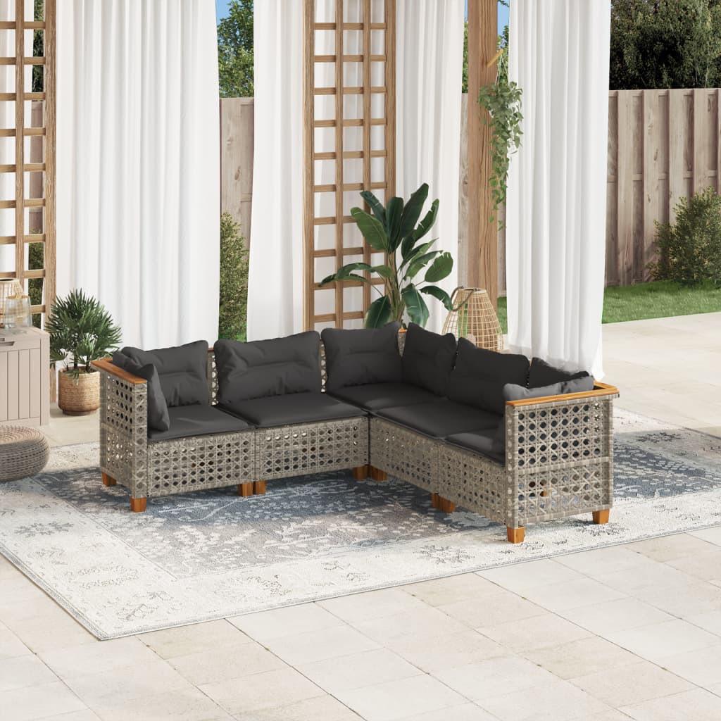 VidaXL Garten sofagarnitur poly-rattan