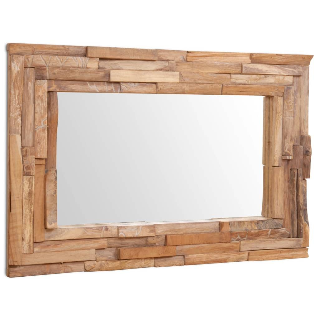 VidaXL Dekorativer spiegel teak