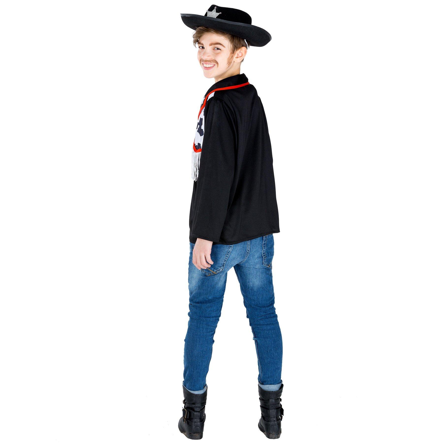 Tectake Jungenkostüm Cowboy Hemd Sheriff