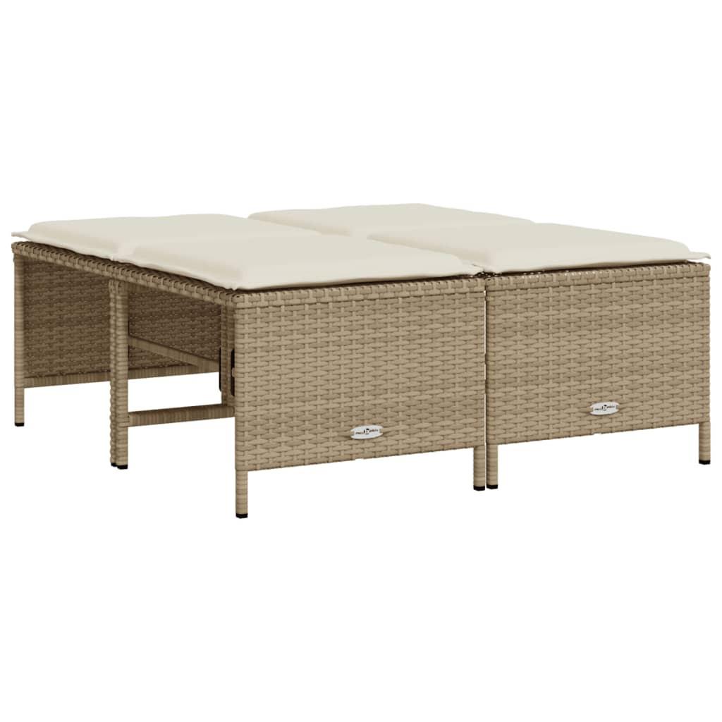 VidaXL Garten sofagarnitur poly-rattan