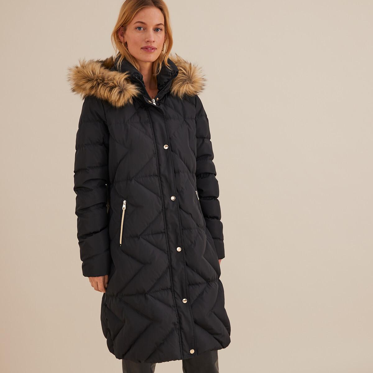 La Redoute Collections Gesteppter Wintermantel mit Kapuze