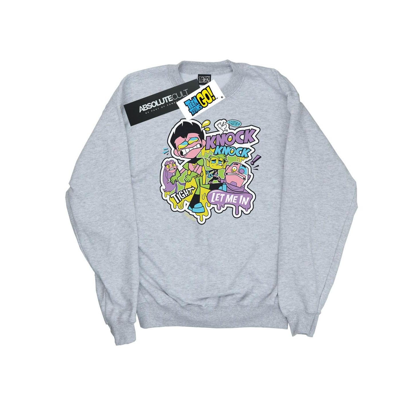 DC COMICS Teen Titans Go Knock Knock Sweatshirt